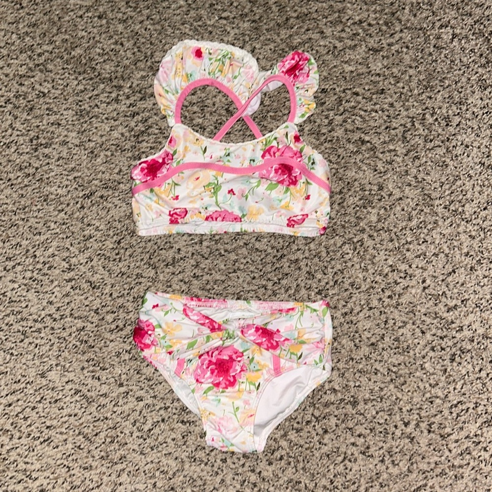 SweetHoney 2 piece matching swimsuit Girls 8